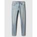 Ex Джинсовые брюки GAPFL Skinny Soft Wear Max цвет: Голубой