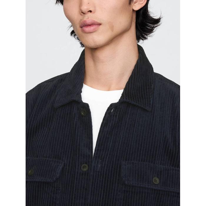Kordon kumaşı overshirt цвет: Синий