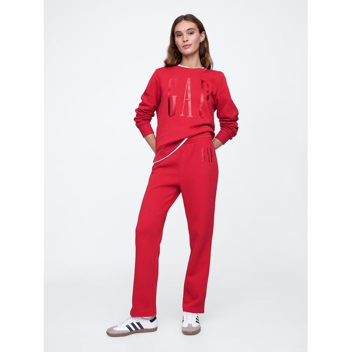 Gap Logo Bootcut Pull-On Fleece Eşofman Altı цвет: Красный