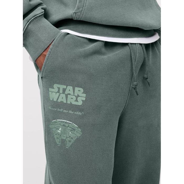 Star Wars Grafikli Heavyweight Jogger Eşofman Altı цвет: Зелёный