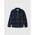 Yarım Fermuarlı Desenli Sweatshirt цвет: Голубой