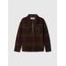 Yarım Fermuarlı Desenli Sweatshirt цвет: Зелёный