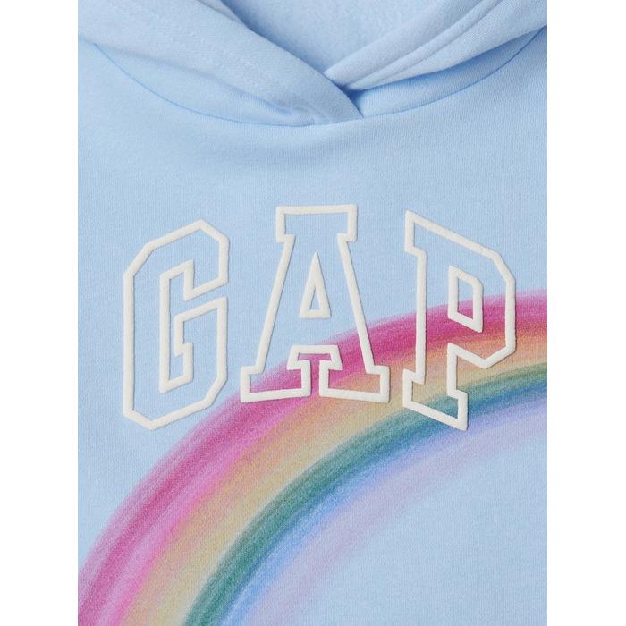 Флисовая толстовка с логотипом Gap цвет: Голубой