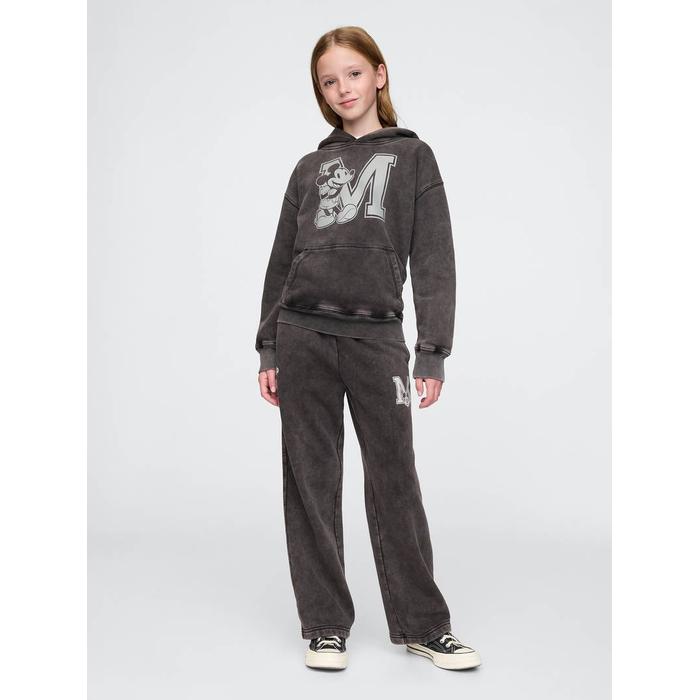 Disney Спортивные штаны из флиса с логотипом Gap × Gap от VintageSoft цвет: Чёрный