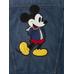 Gap logo × Disney Mickey Mouse İkonu Denim Ceket цвет: Синий