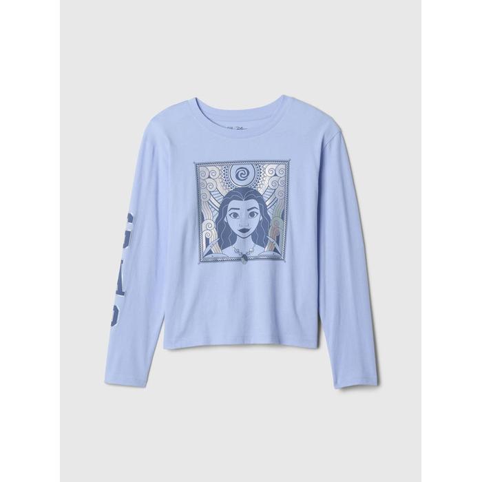 Disney Футболка с рисунком Gap × Moana цвет: Голубой