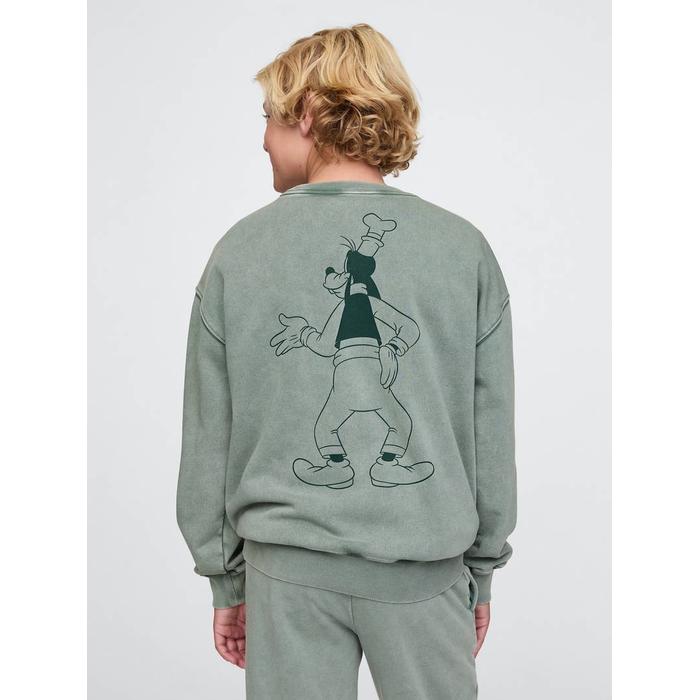 Gap × Disney Gap Logo Vintage Soft Fleece Sweatshirt цвет: Зелёный