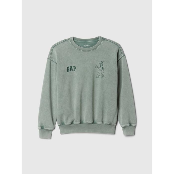 Gap × Disney Gap Logo Vintage Soft Fleece Sweatshirt цвет: Зелёный
