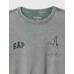 Gap × Disney Gap Logo Vintage Soft Fleece Sweatshirt цвет: Зелёный