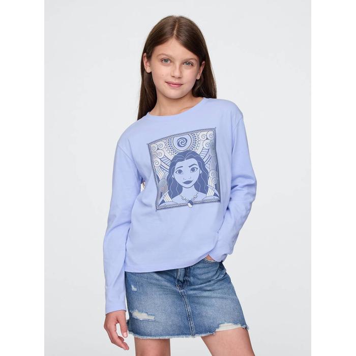 Disney Футболка с рисунком Gap × Moana цвет: Голубой