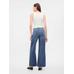 High Rise Wide-Leg Jean Pantolon цвет: Голубой