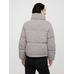 Relaxed Crop Puffer Şişme Mont