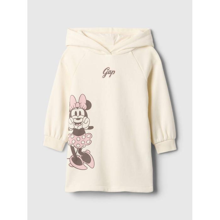 Винтажное мягкое платье-толстовка с логотипом Gap от Minnie Mouse цвет: Бежевый