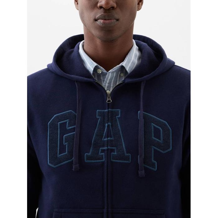 Флисовая толстовка с капюшоном с логотипом Gap