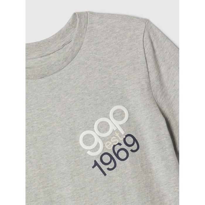 Футболка с рисунком логотипа Gap