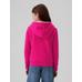 Gap Logo Fermuarlı Sherpa Sweatshirt цвет: Розовый