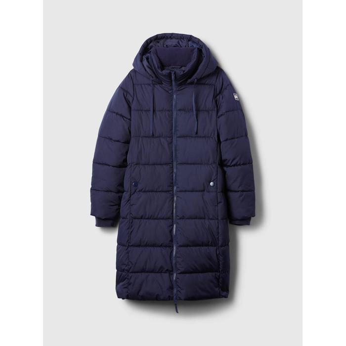Gap Logo Uzun Puffer Şişme Mont цвет: Синий