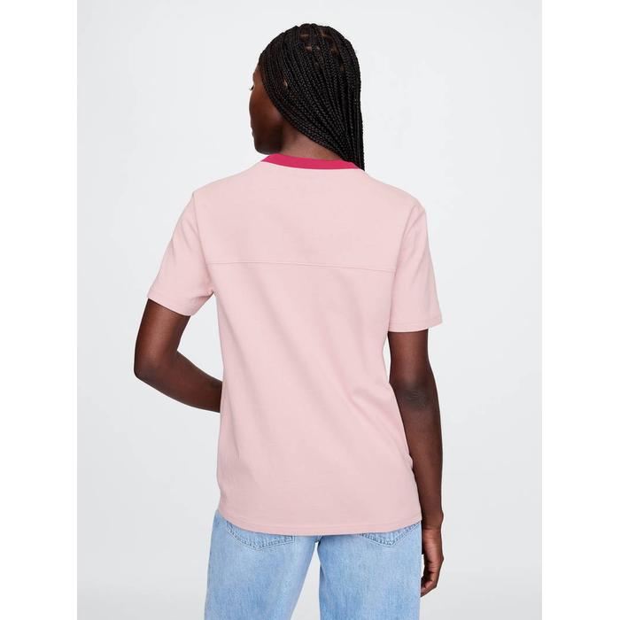 Gap × Disney Varsity Logo T-Shirt цвет: Розовый
