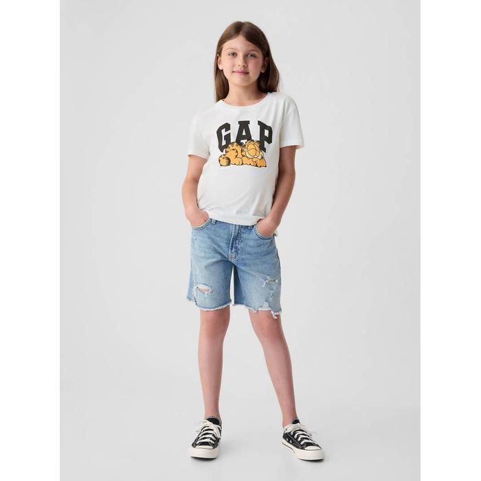 Gap Logo Garfield Grafikli T-Shirt цвет: Белый