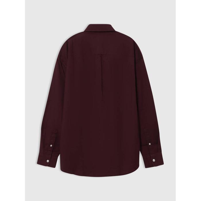 Gap Logo Oversize Oxford Gömlek цвет: Красный