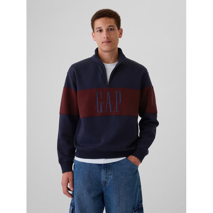 Vintage Soft Gap Logo Oversized Pullover Sweatshirt цвет: Синий