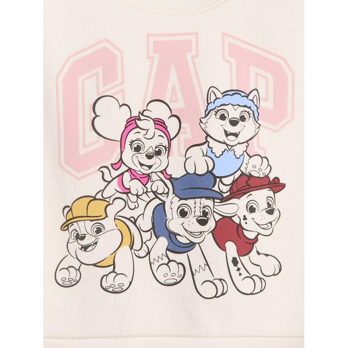 Gap Logo Paw Patrol Grafikli Fleece Sweatshirt цвет: Белый