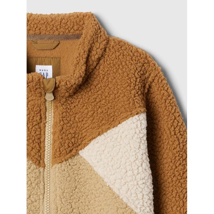 Sherpa Colorblock Ceket цвет: Коричневый