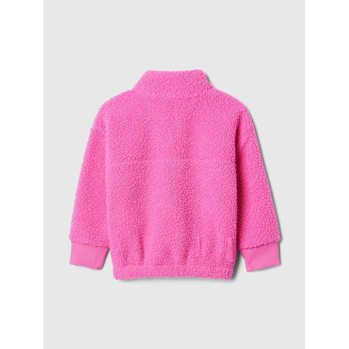 Sherpa Çeyrek Fermuarlı Sweatshirt цвет: Розовый