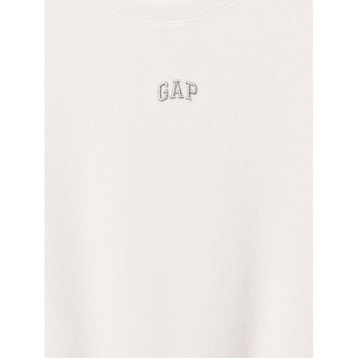 Modern Футболка с укороченным логотипом Gap цвет: Белый