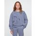 Gap × Disney Gap Logo Vintage Soft Fleece Sweatshirt цвет: Голубой