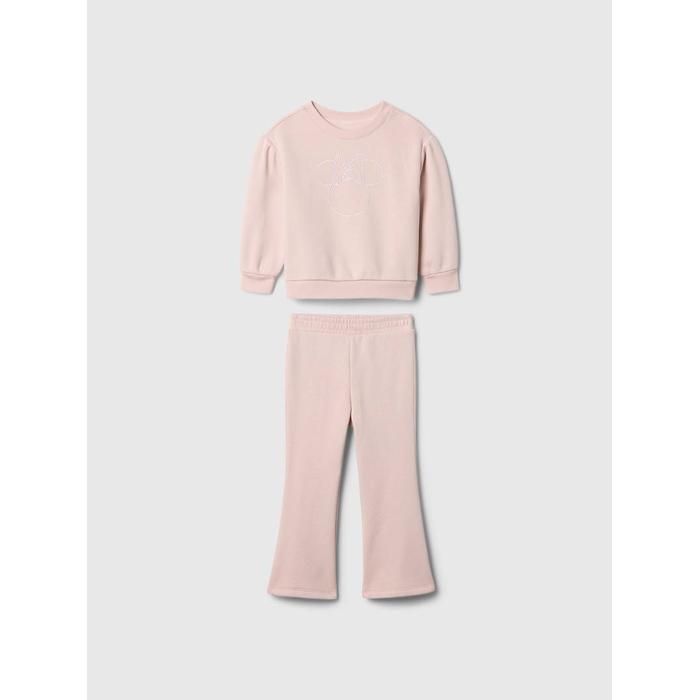 2'li Disney Grafikli Fleece Outfit Set цвет: Розовый