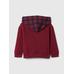 Gap Logo Relaxed Fleece Sweatshirt цвет: Красный