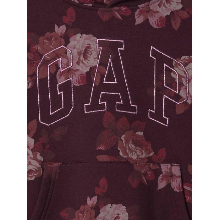 Gap Logo Relaxed Fleece Sweatshirt цвет: Красный