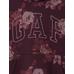 Gap Logo Relaxed Fleece Sweatshirt цвет: Красный