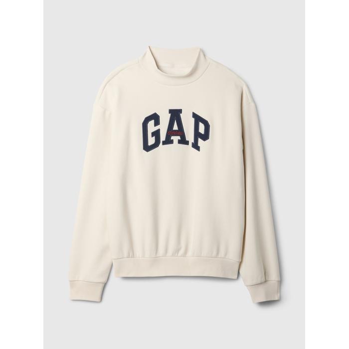 Винтажная толстовка из мягкого флиса с логотипом Gap цвет: Бежевый