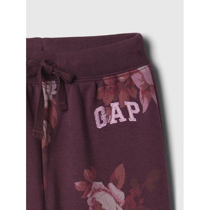 Спортивные штаны из флиса с широкими штанинами и логотипом Gap цвет: Фиолетовый
