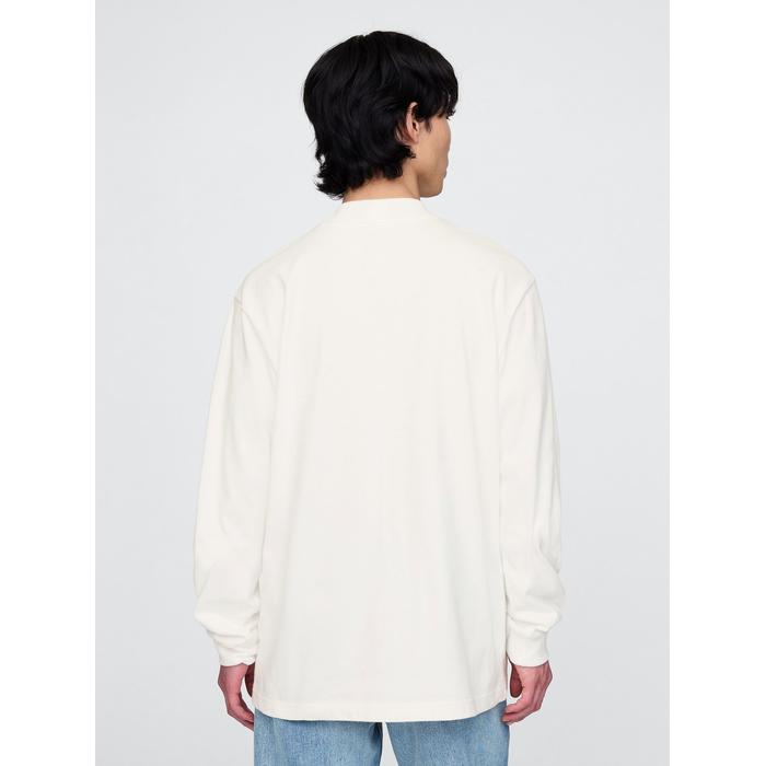 Mockneck Logo T-Shirt цвет: Белый