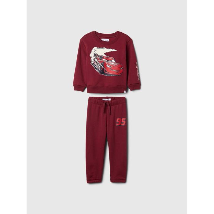 Gap Logo Disney Cars Grafikli 2'li Fleece Outfit Set цвет: Красный