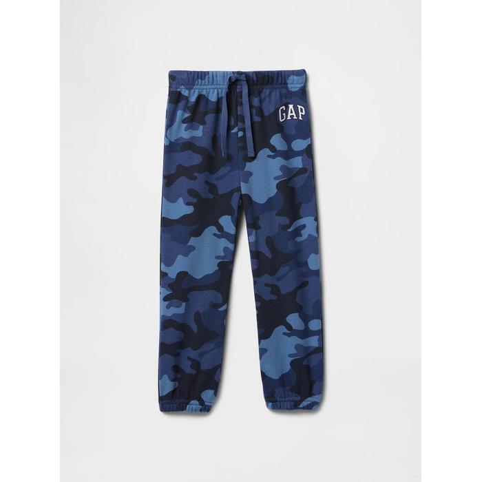 Спортивный костюм джоггера из французской махровой ткани с логотипом Gap цвет: Голубой