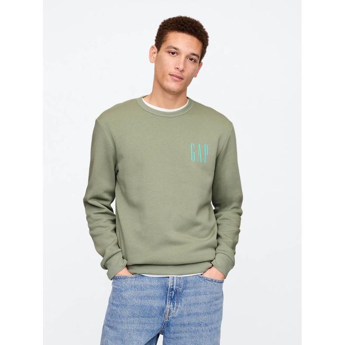 Флисовая толстовка с логотипом Gap цвет: Зелёный