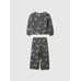 Desenli Fleece Sweatshirt Set
