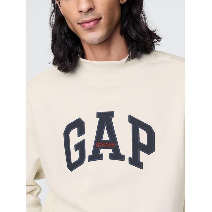 Винтажная толстовка из мягкого флиса с логотипом Gap цвет: Бежевый