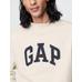 Винтажная толстовка из мягкого флиса с логотипом Gap цвет: Бежевый