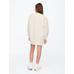 Gap Logo Sherpa Sweatshirt Elbise цвет: Бежевый