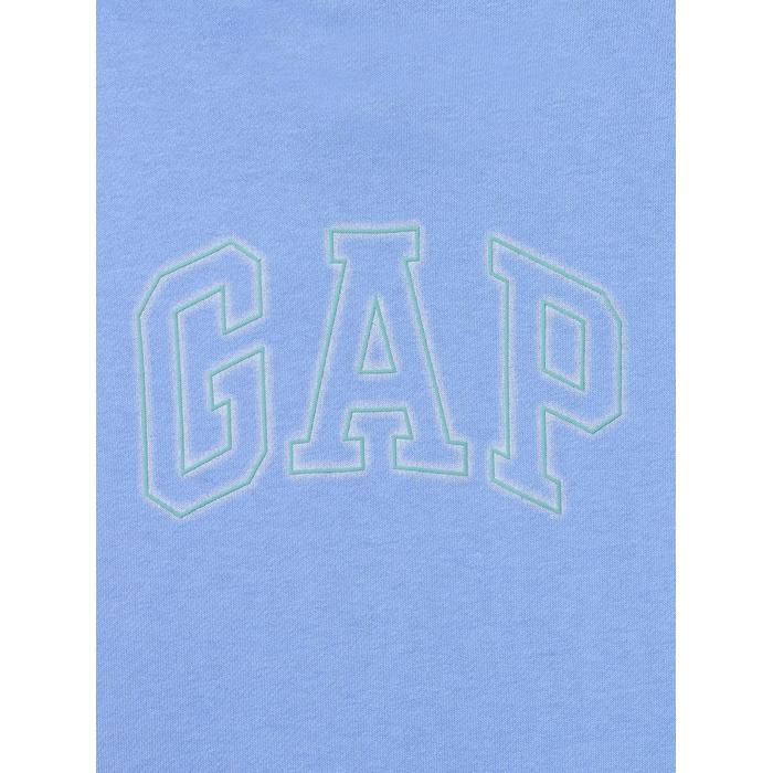 Французская махровая толстовка с логотипом Gap цвет: Голубой