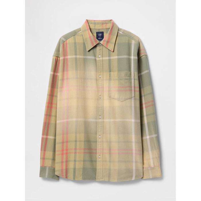 Sunwashed Twill Oversize Gömlek цвет: Жёлтый