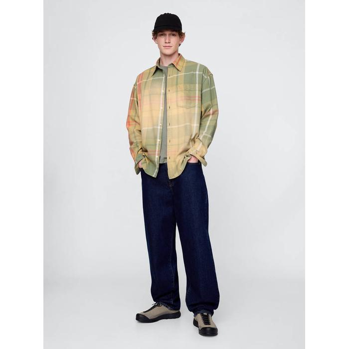 Sunwashed Twill Oversize Gömlek цвет: Жёлтый