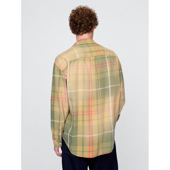 Sunwashed Twill Oversize Gömlek цвет: Жёлтый