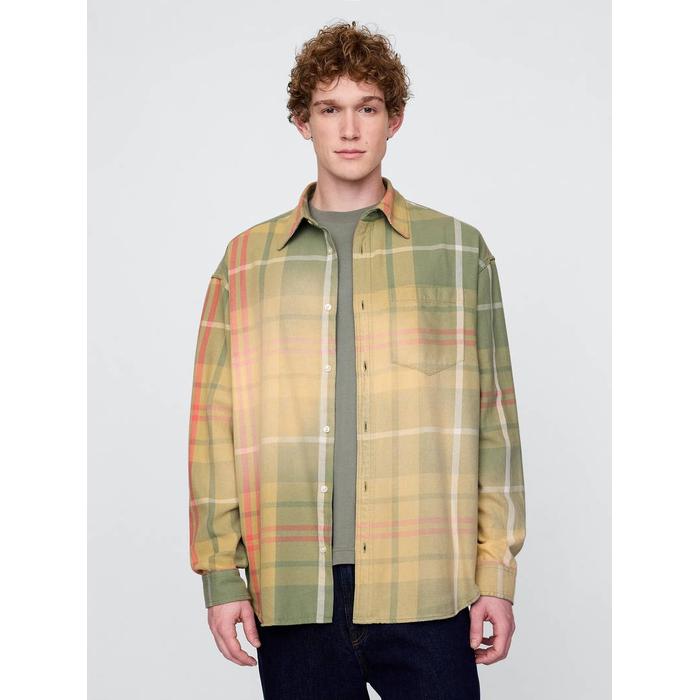 Sunwashed Twill Oversize Gömlek цвет: Жёлтый