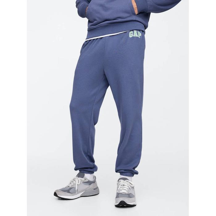Gap Logo Fransız Havlu Kumaş Jogger Eşofman Altı цвет: Голубой